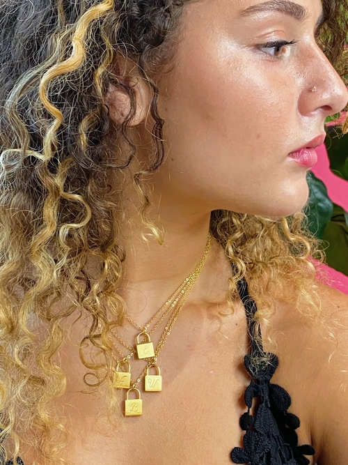 scripted notes locket initial necklace scripted notes locket initial necklace