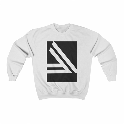 men's double slanted logo crewneck sweatshirt men's double slanted logo crewneck sweatshirt