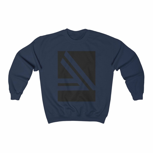 men's double slanted logo crewneck sweatshirt men's double slanted logo crewneck sweatshirt