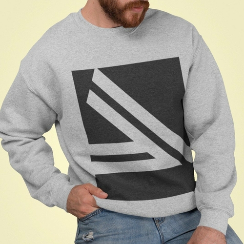 men's double slanted logo crewneck sweatshirt men's double slanted logo crewneck sweatshirt
