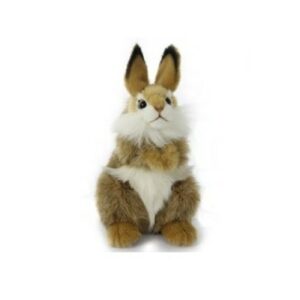 Home hansa 7449 9.6 in. bunny plush toys, brown