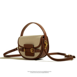 muzikai genuine goods saddle bag niche retro patchwork handbags 2023