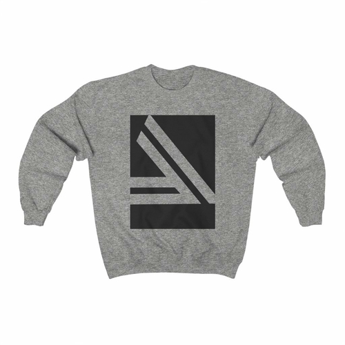 men's double slanted logo crewneck sweatshirt men's double slanted logo crewneck sweatshirt
